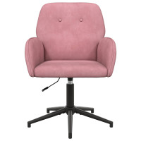 Produktbild för Svanstol 54 x 55 x 90 cm Rosa Sammet