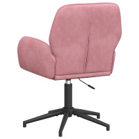 Produktbild för Svanstol 54 x 55 x 90 cm Rosa Sammet