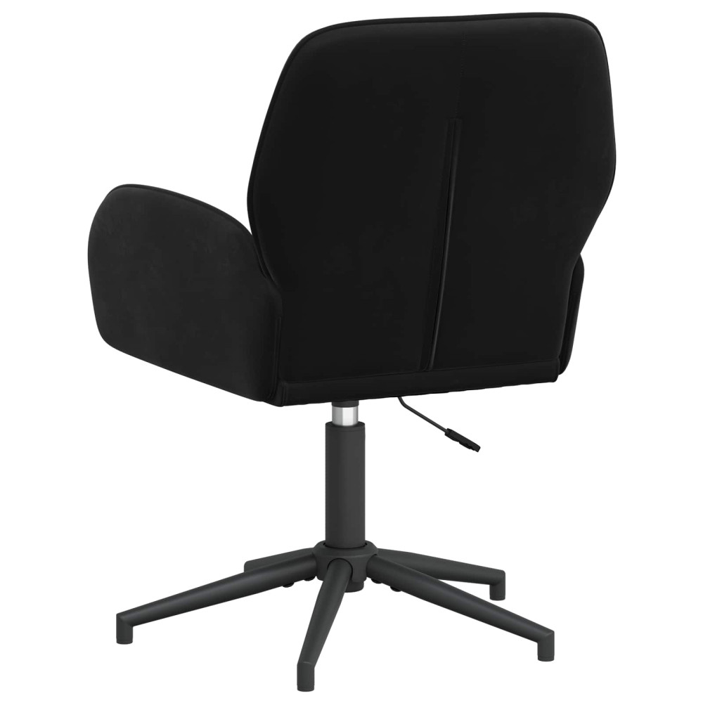 Produktbild för Svanstol 54 x 55 x 90 cm Svart Sammet