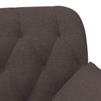 Produktbild för Loveseat med knapprapport Mörkbrun 111 x 68 x 80 cm Tyg