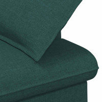 Produktbild för Loveseat med knapprapport Mörkgrön 111 x 68 x 80 cm Tyg