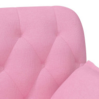 Produktbild för Loveseat med knapprapport Rosa 111 x 68 x 80 cm Tyg