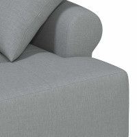 Produktbild för Loveseat med knapprapport Ljusgrå 120 x 65 x 79 cm Tyg
