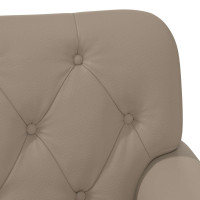 Produktbild för Loveseat med knapprapport Cappuccino 120 x 65 x 77 cm