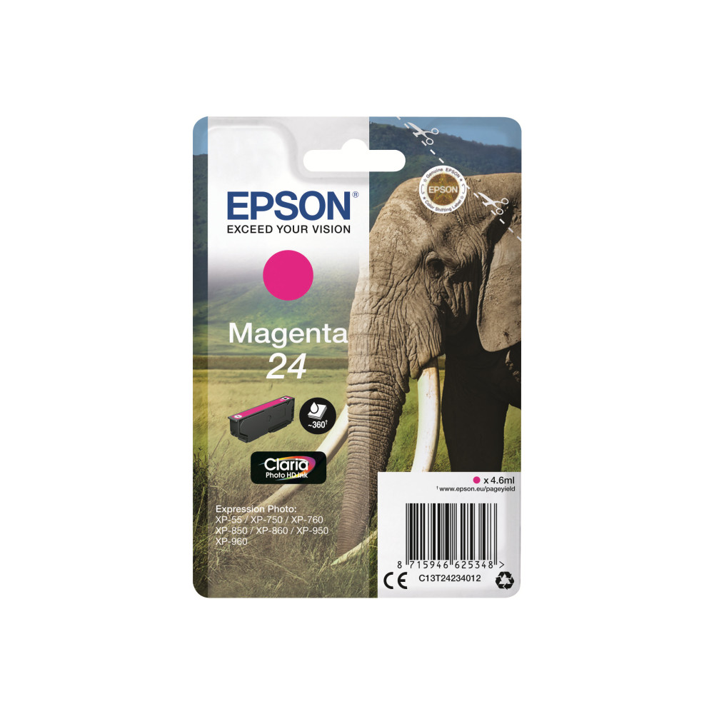 Produktbild för Epson 24 - magenta - original - bläckpatron