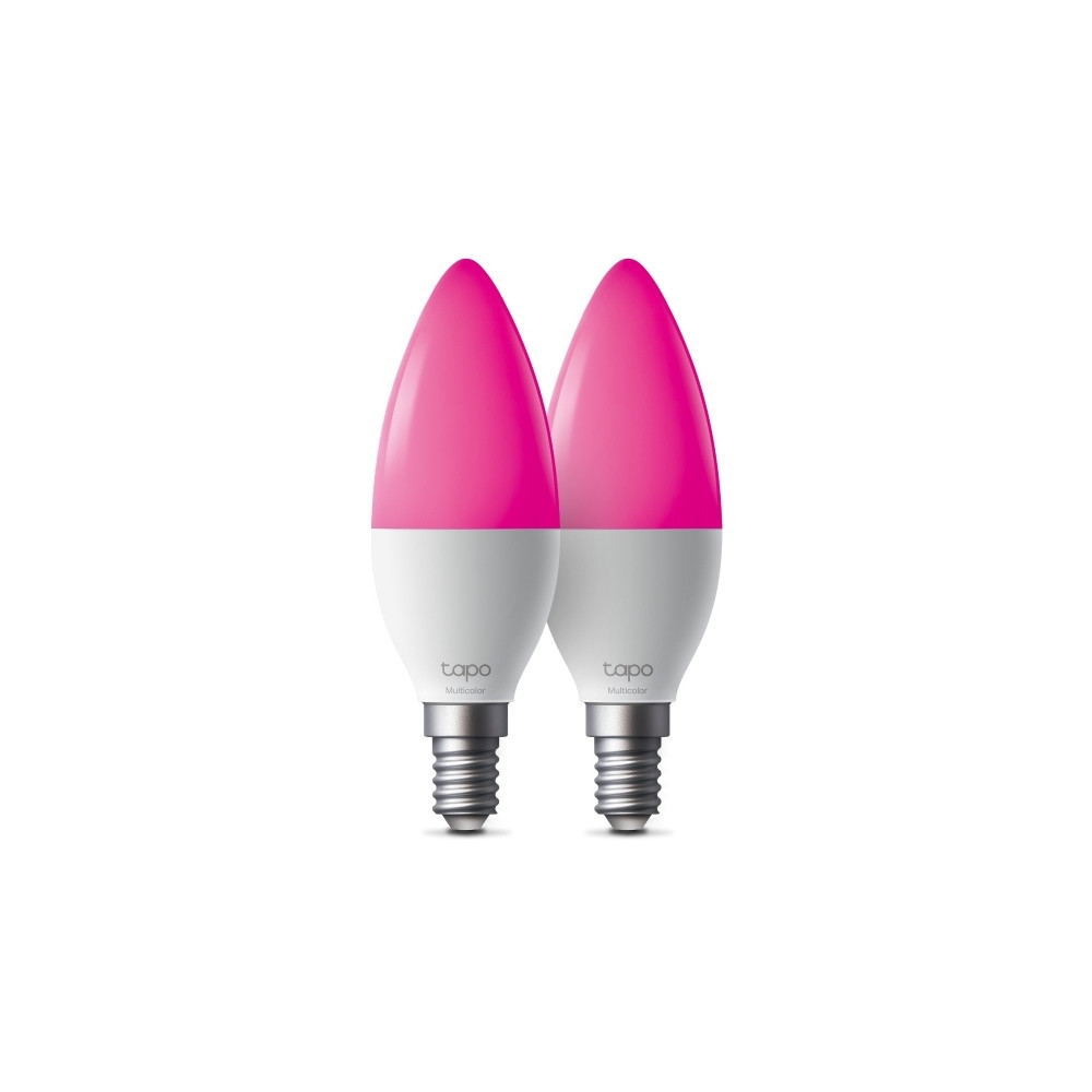 Produktbild för Tapo L430C V1 - LED-glödlampa - form: B38 - E14 - 4.8 W - 16 miljoner färger/varmt till kallt vitt ljus - 2500-6500 K