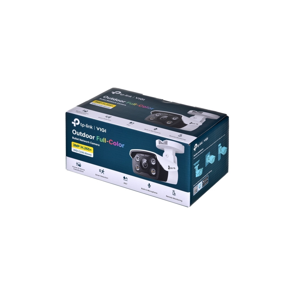 Produktbild för TP-Link VIGI C330(6MM), IP-säkerhetskamera, Utomhus, Kabel,...