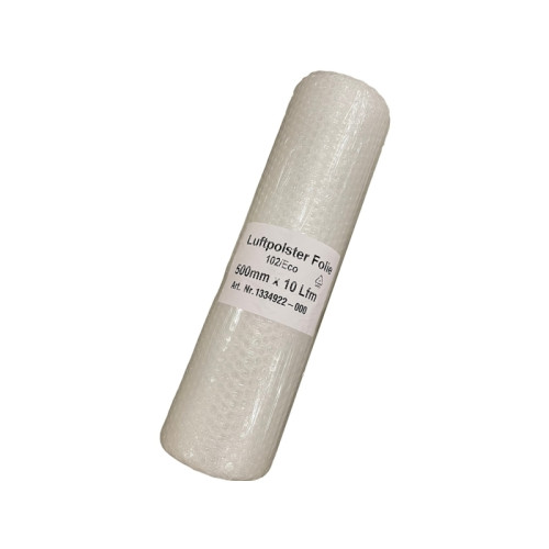 Usorteret Bubbelplast i rulle 500 mm x 10,00 m 2-lagers COEX-film tran...