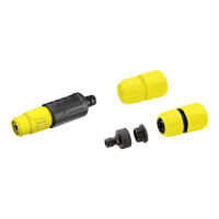Produktbild för Kärcher - uppsättning med sprutmunstycke och kopplingar - lämplig för 13 mm (1/2"), 15 mm (5/8") och 19 mm (3/4") slangar