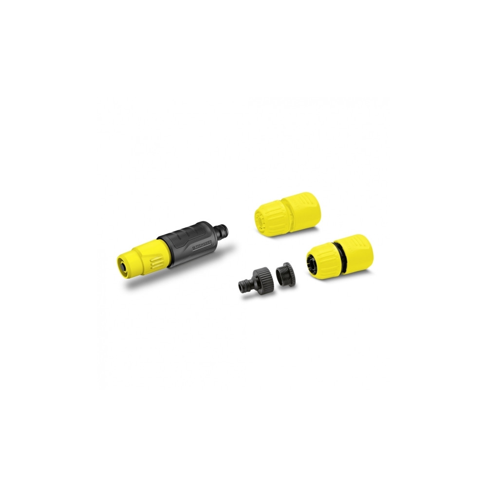 Produktbild för Kärcher - uppsättning med sprutmunstycke och kopplingar - lämplig för 13 mm (1/2"), 15 mm (5/8") och 19 mm (3/4") slangar