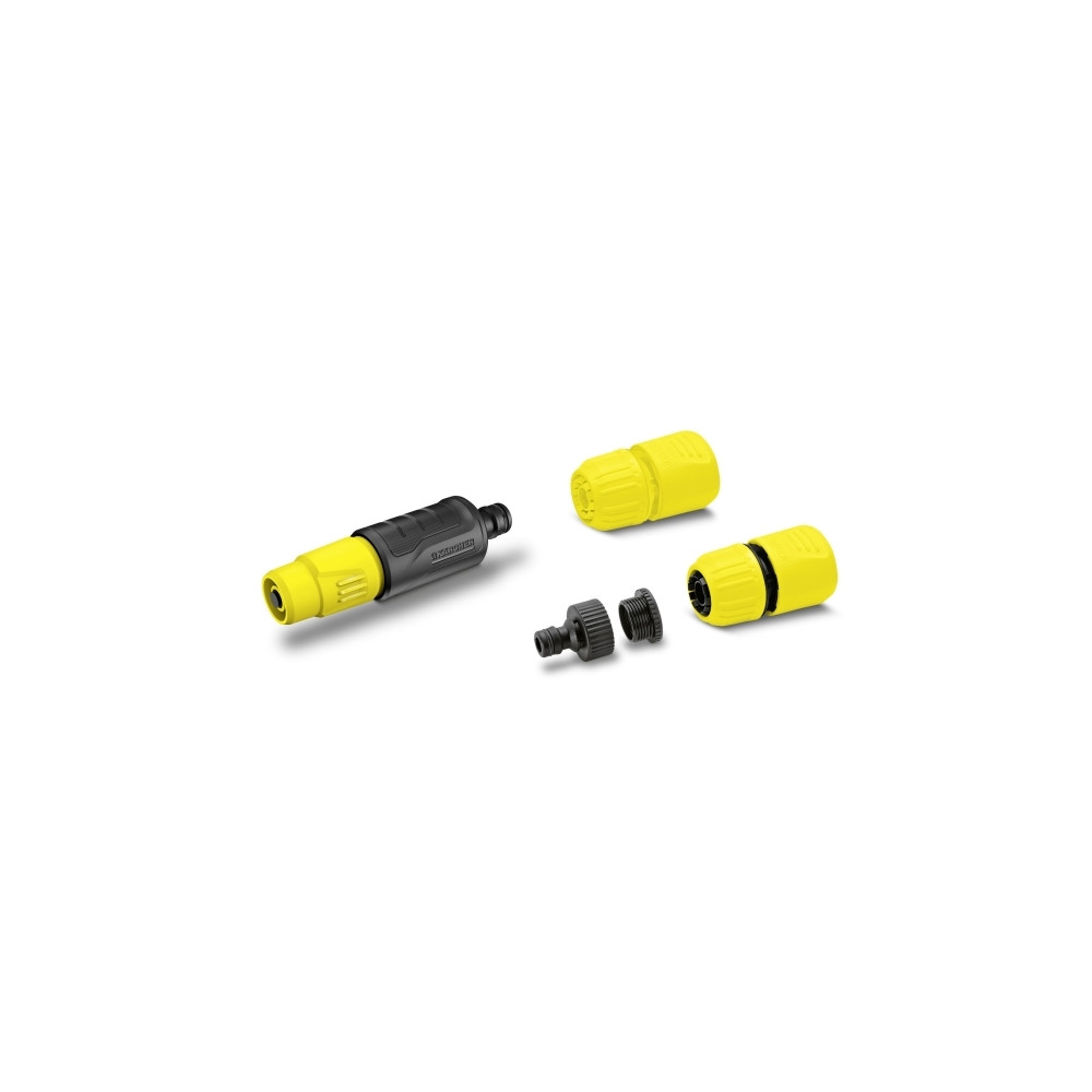 Produktbild för Kärcher - uppsättning med sprutmunstycke och kopplingar - lämplig för 13 mm (1/2"), 15 mm (5/8") och 19 mm (3/4") slangar