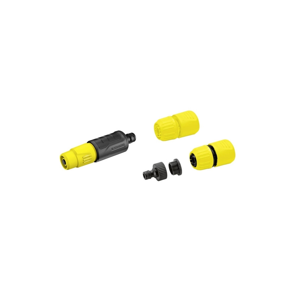 Produktbild för Kärcher - uppsättning med sprutmunstycke och kopplingar - lämplig för 13 mm (1/2"), 15 mm (5/8") och 19 mm (3/4") slangar