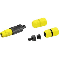 Produktbild för Kärcher - uppsättning med sprutmunstycke och kopplingar - lämplig för 13 mm (1/2"), 15 mm (5/8") och 19 mm (3/4") slangar