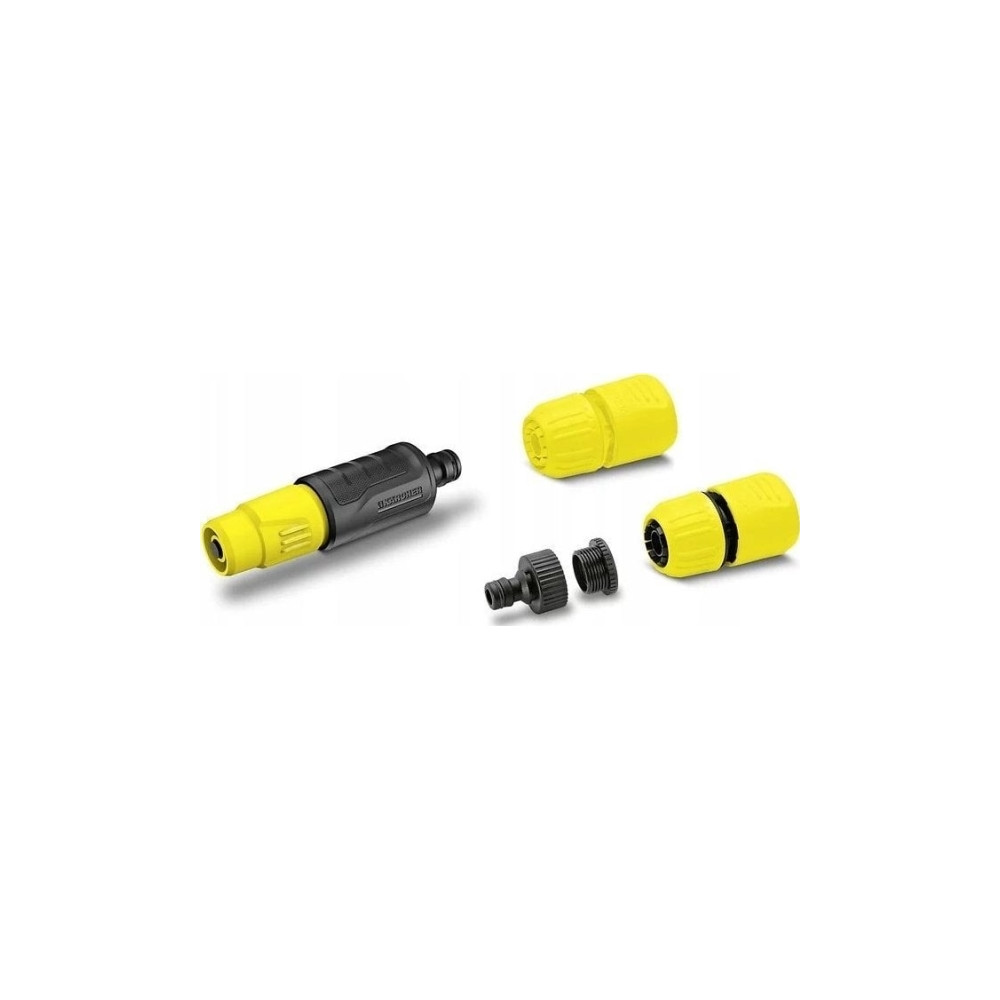 Produktbild för Kärcher - uppsättning med sprutmunstycke och kopplingar - lämplig för 13 mm (1/2"), 15 mm (5/8") och 19 mm (3/4") slangar