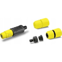 Produktbild för Kärcher - uppsättning med sprutmunstycke och kopplingar - lämplig för 13 mm (1/2"), 15 mm (5/8") och 19 mm (3/4") slangar
