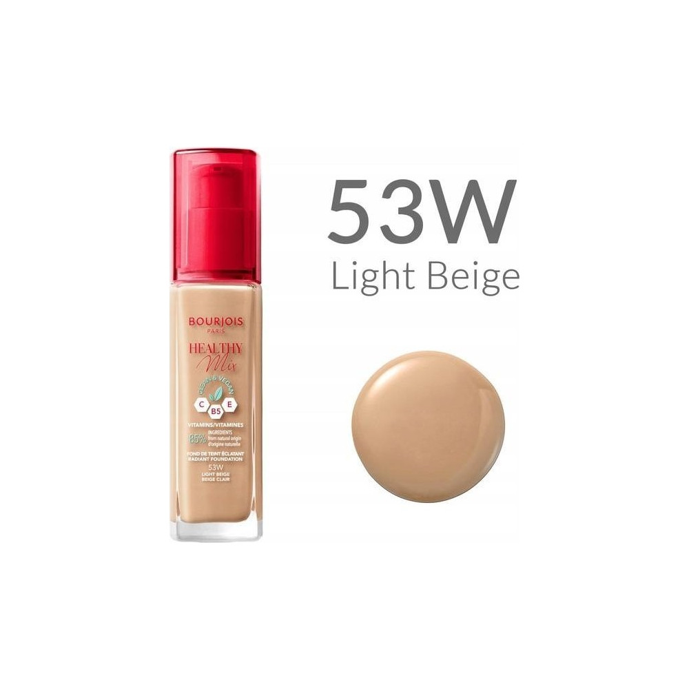 Produktbild för Bourjois Healthy Mix Clean & Vegan Radiant Foundation 53W Li...