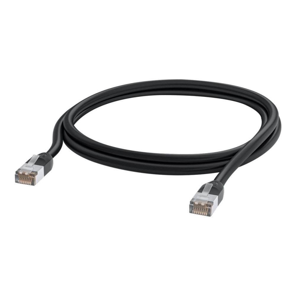 Produktbild för Ubiquiti UISP patch-kabel - 1 m - svart