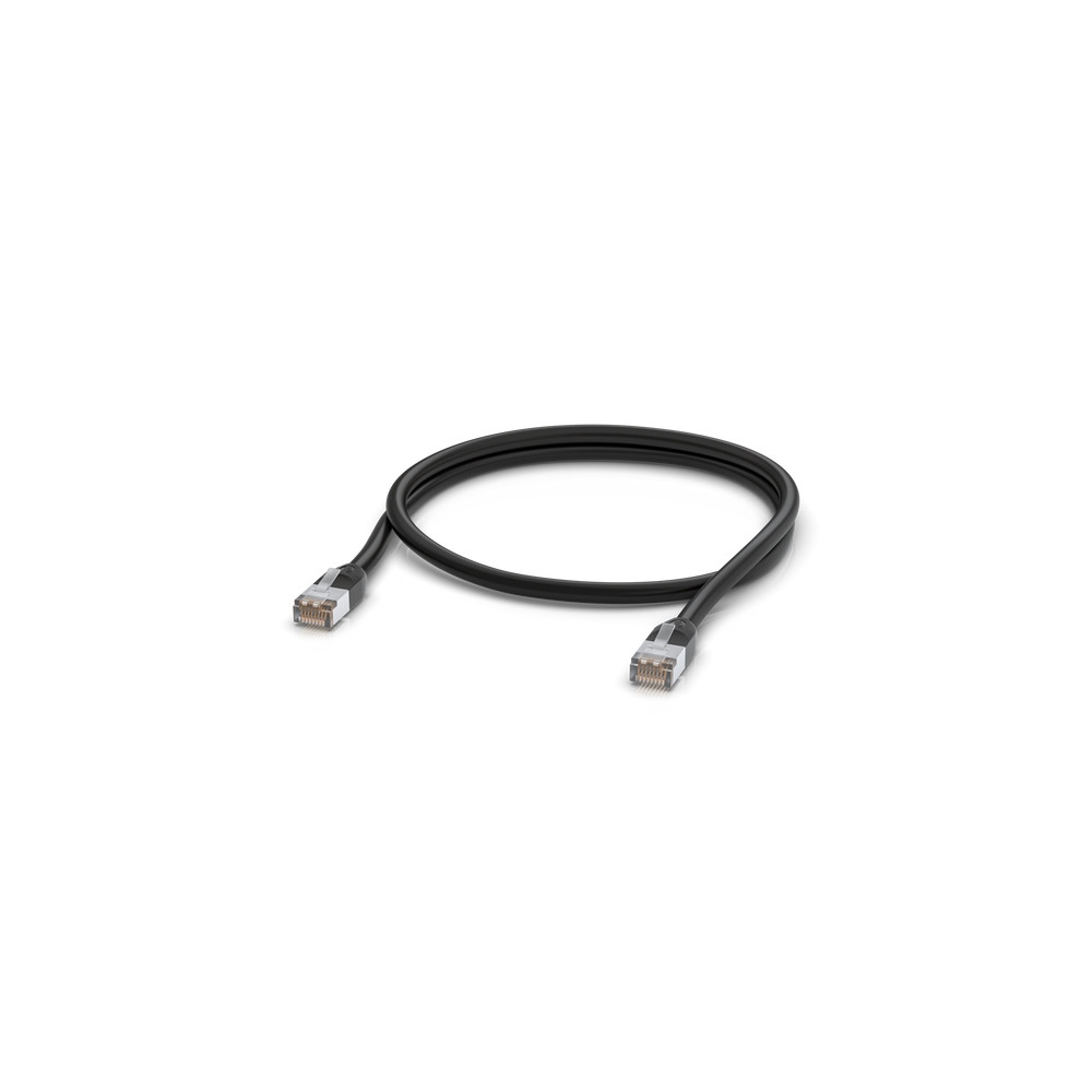 Produktbild för Ubiquiti UISP patch-kabel - 1 m - svart