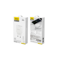 Produktbild för Dudao A4EU-adapter 10W 1xUSB-A (USB-A till USB-C-kabel ingår...