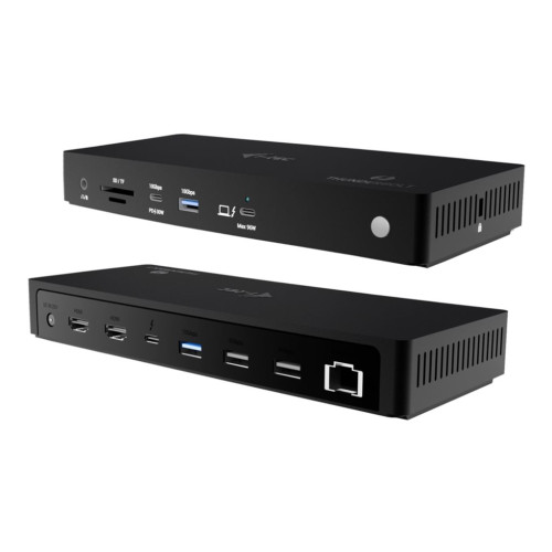 i-tec i-Tec - dockningsstation - USB-C / USB4 / Thunderbolt 3 / Thunderbolt 4 / Thunderbolt 5 - 2 x HDMI, Thunderbolt 4 - 1GbE, 2.5GbE