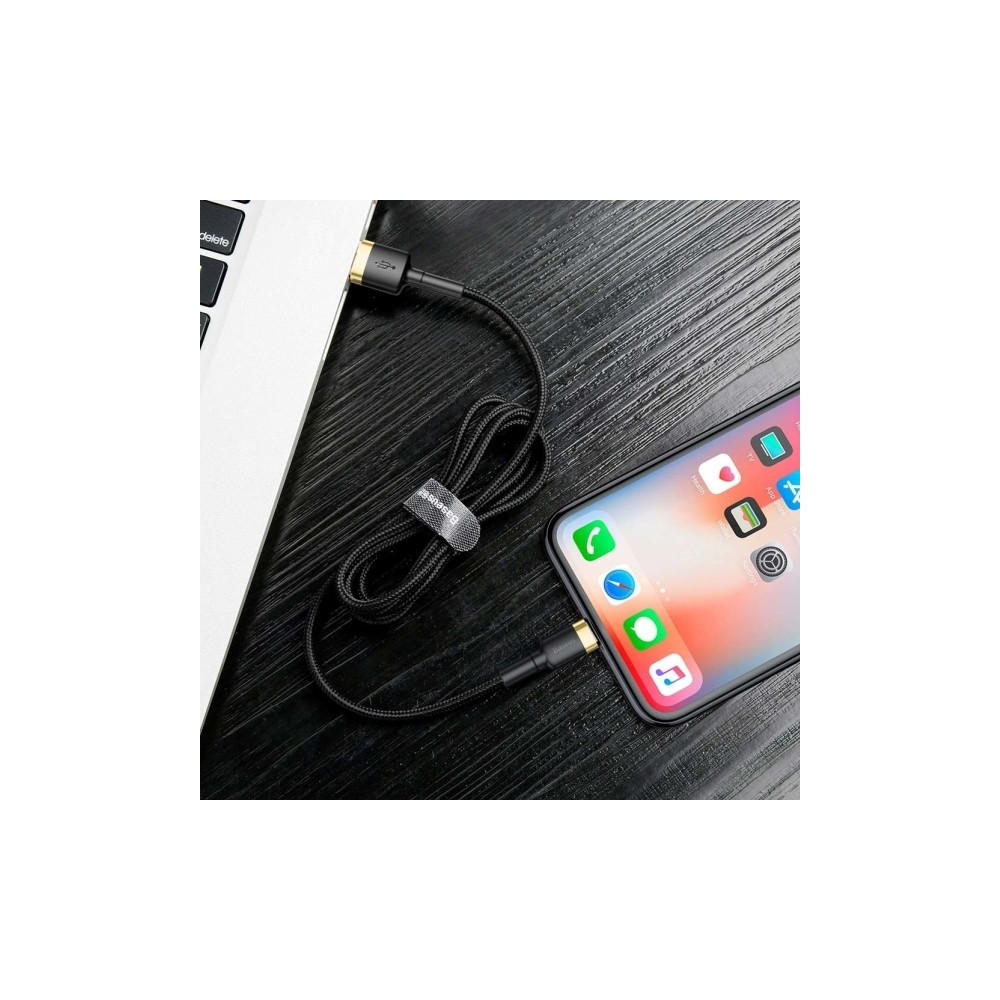 Produktbild för Baseus CALKLF-CV1, 2 m, USB A, Lightning, Hanstik, Hanstik,...