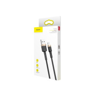 Produktbild för Baseus CALKLF-CV1, 2 m, USB A, Lightning, Hanstik, Hanstik,...