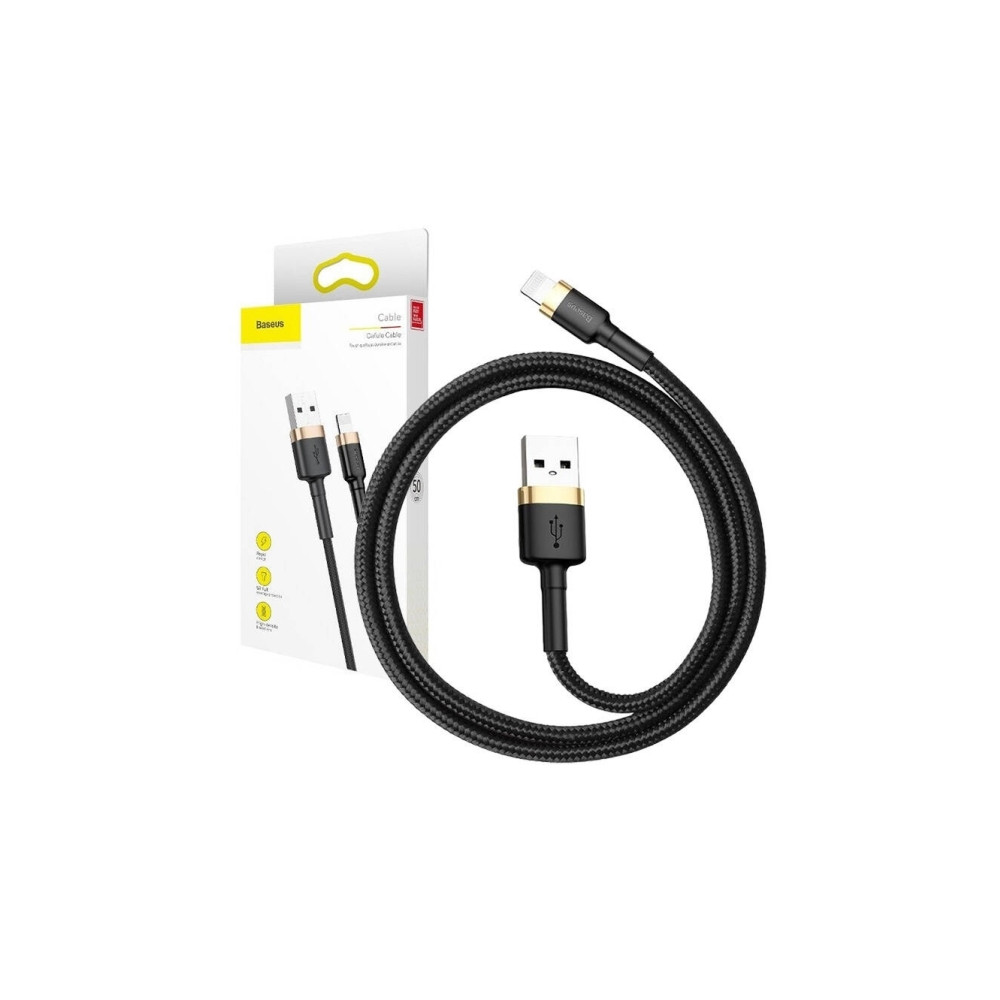 Produktbild för Baseus CALKLF-CV1, 2 m, USB A, Lightning, Hanstik, Hanstik,...