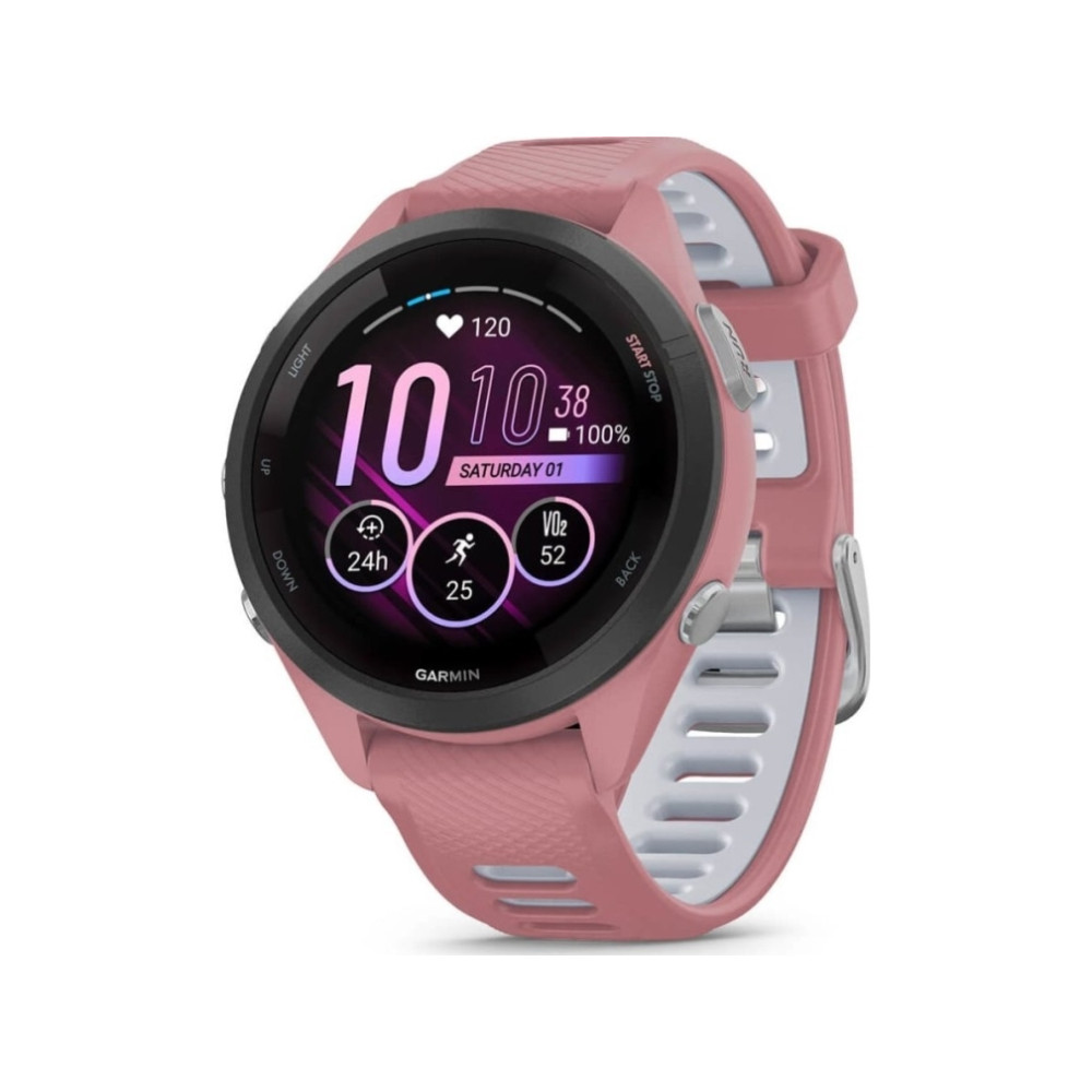 Produktbild för Garmin Forerunner 265S - light pink - smart klocka med band - light pink/powder gray - 8 GB