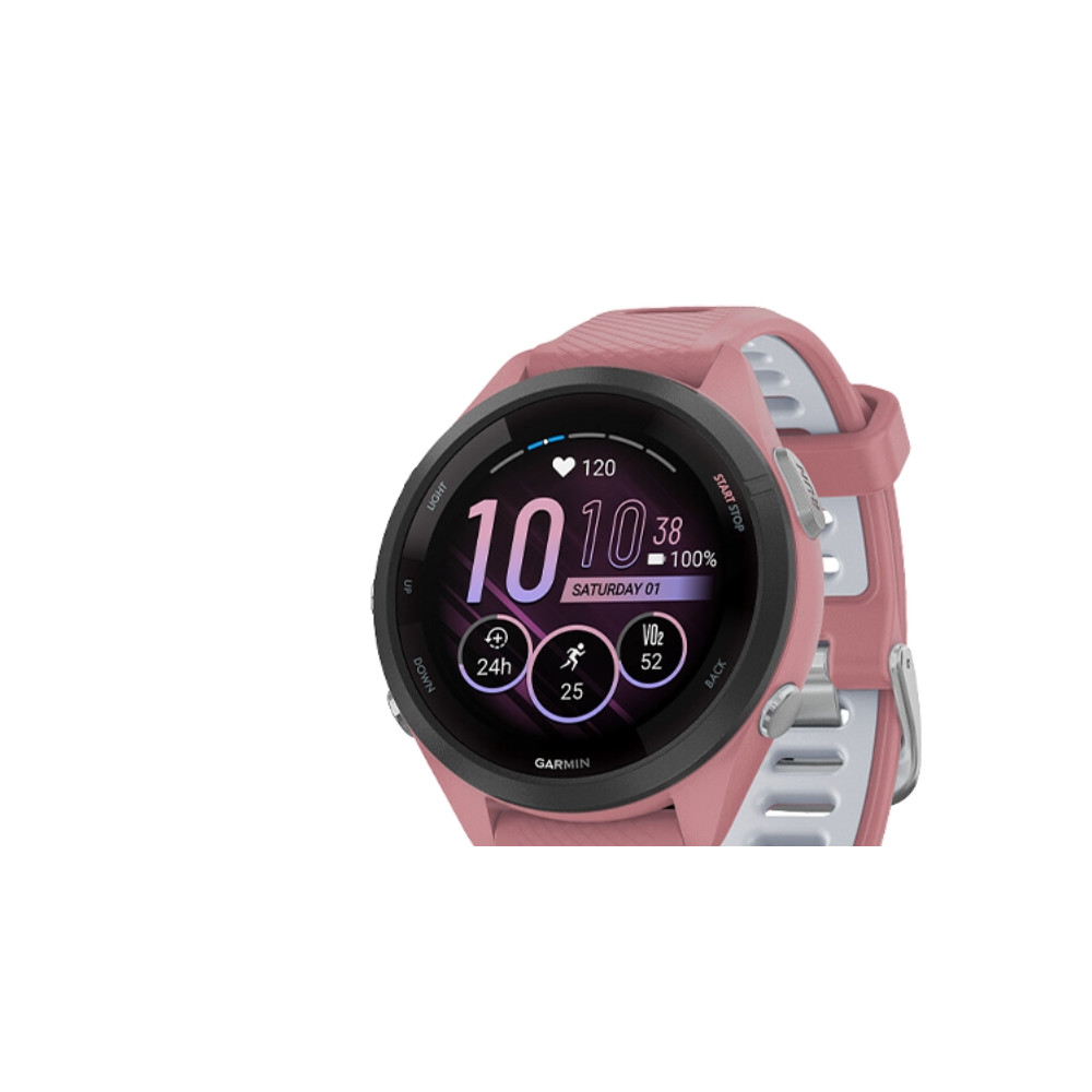 Produktbild för Garmin Forerunner 265S - light pink - smart klocka med band - light pink/powder gray - 8 GB