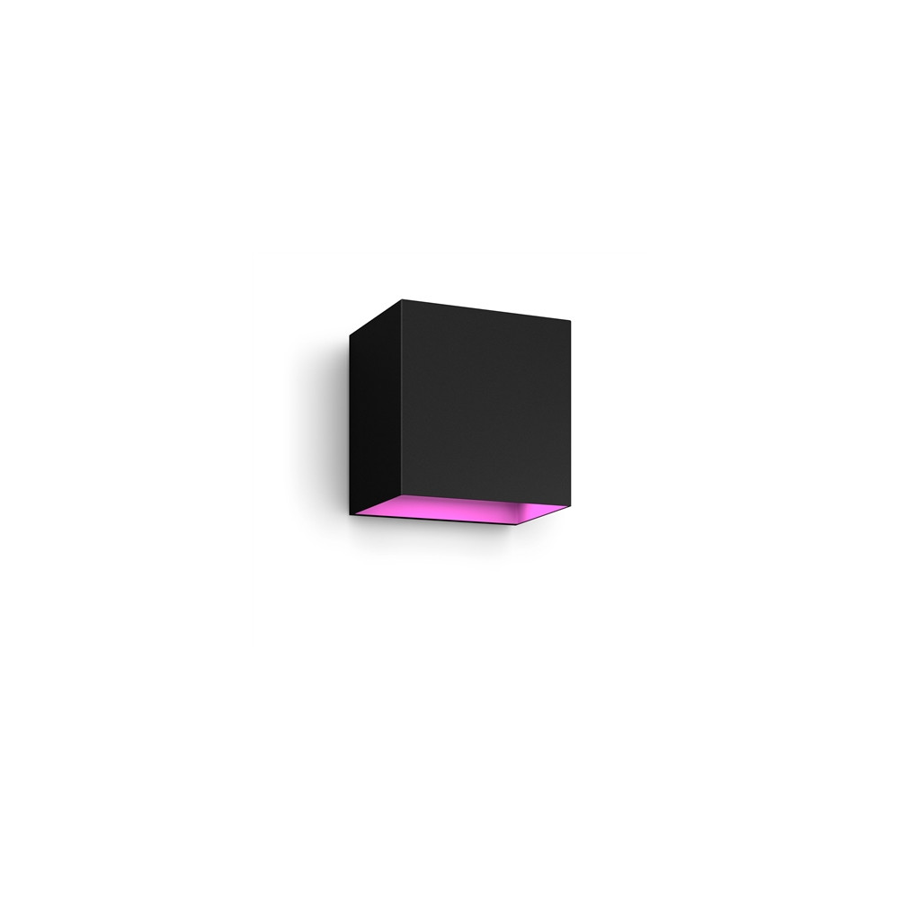 Produktbild för Philips Hue White and Color Ambiance Resonate - vägglampa - LED - 8 W - 2000-6500 K - svart