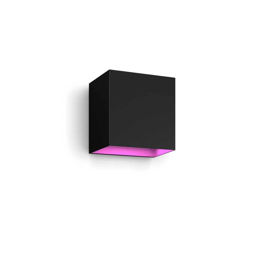 Produktbild för Philips Hue White and Color Ambiance Resonate - vägglampa - LED - 8 W - 2000-6500 K - svart