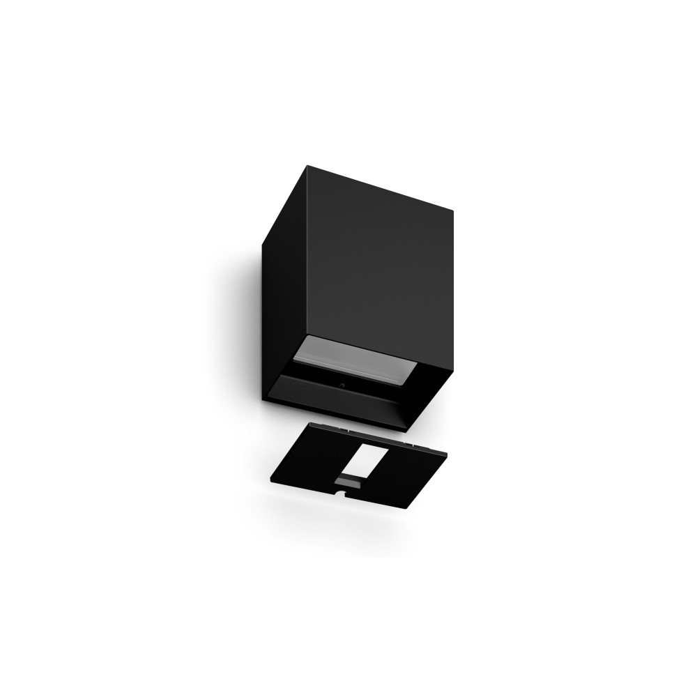 Produktbild för Philips Hue White and Color Ambiance Resonate - vägglampa - LED - 8 W - 2000-6500 K - svart