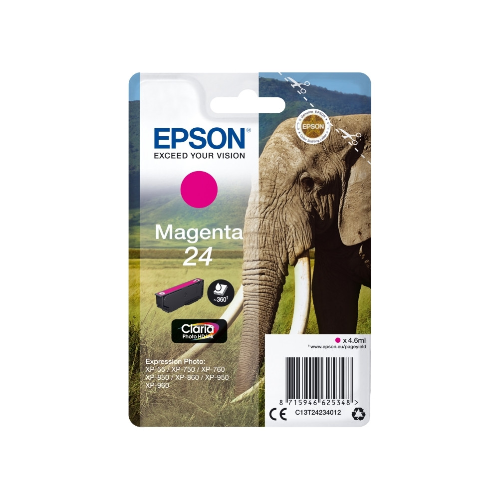 Produktbild för Epson 24 - magenta - original - bläckpatron