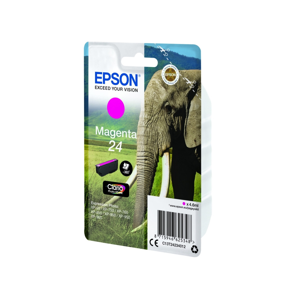 Produktbild för Epson 24 - magenta - original - bläckpatron