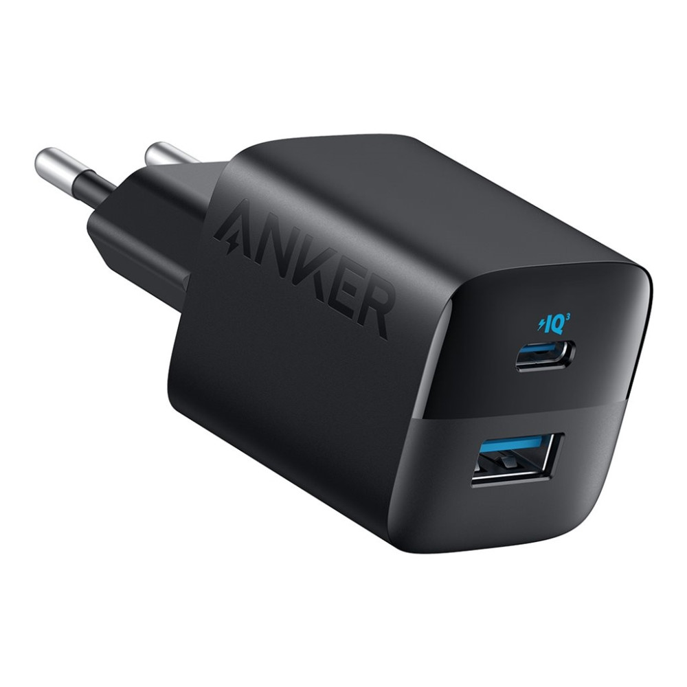 Produktbild för Anker 323 strömadapter - 24 pin USB-C, USB typ A - 33 Watt