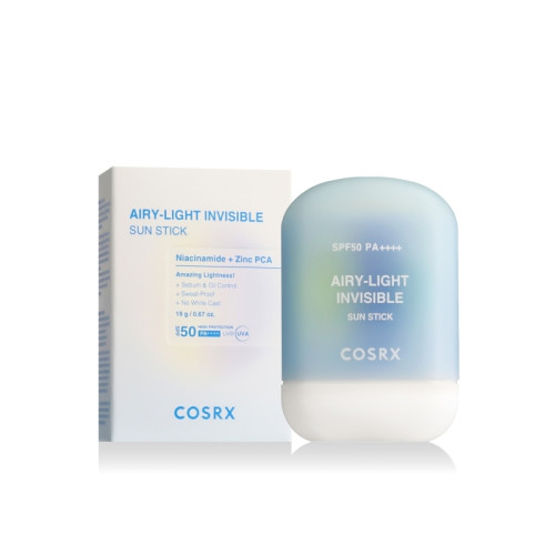 CosRx Clarins COSRX Airy-Light Invisible Sun Stick SPF 50+ solstic...