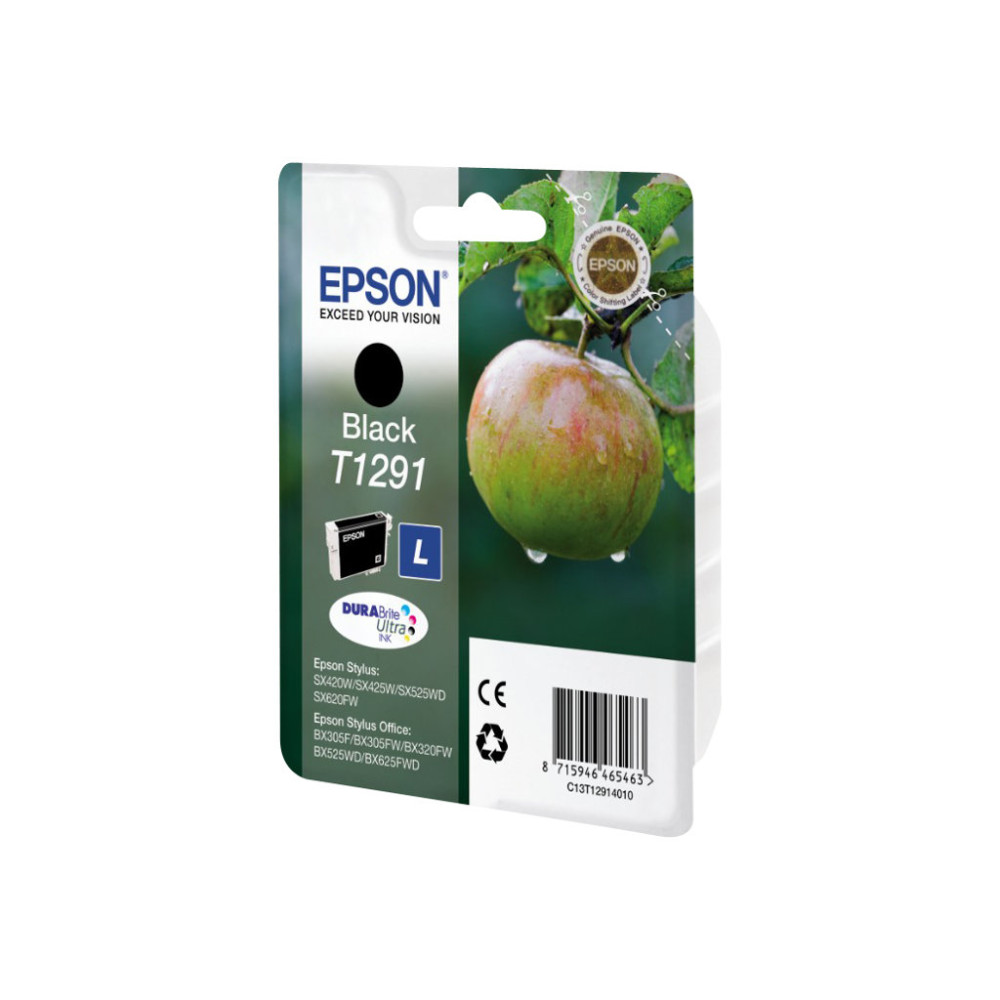 Produktbild för Epson T1291 - L-storlek - svart - original - bläckpatron