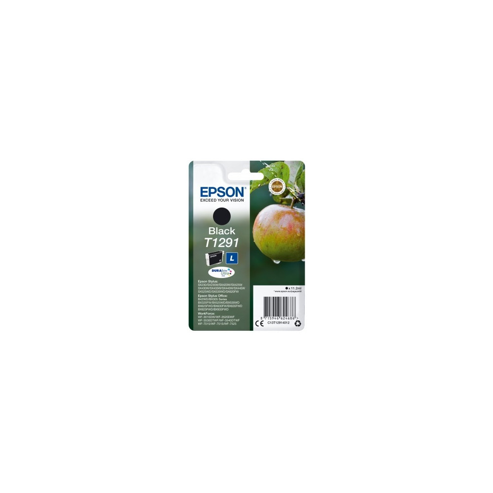 Produktbild för Epson T1291 - L-storlek - svart - original - bläckpatron