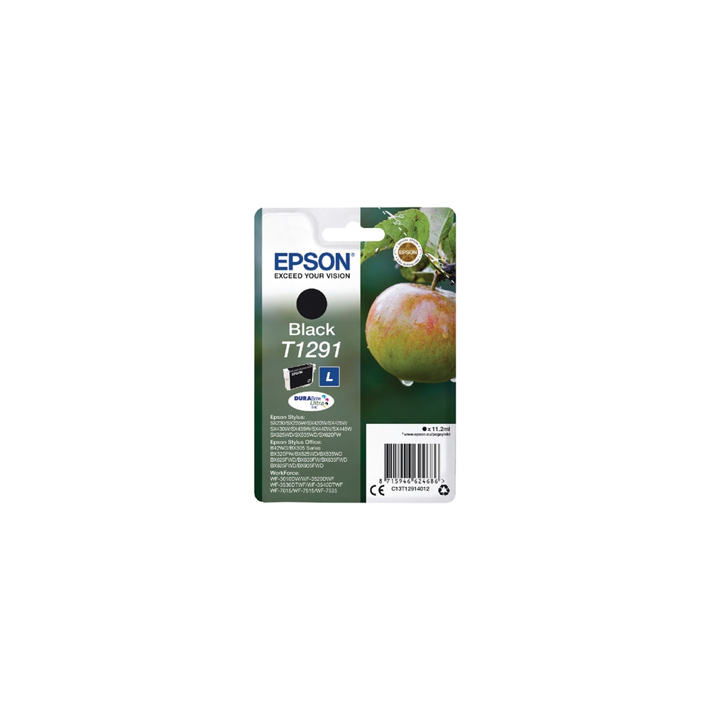 Produktbild för Epson T1291 - L-storlek - svart - original - bläckpatron