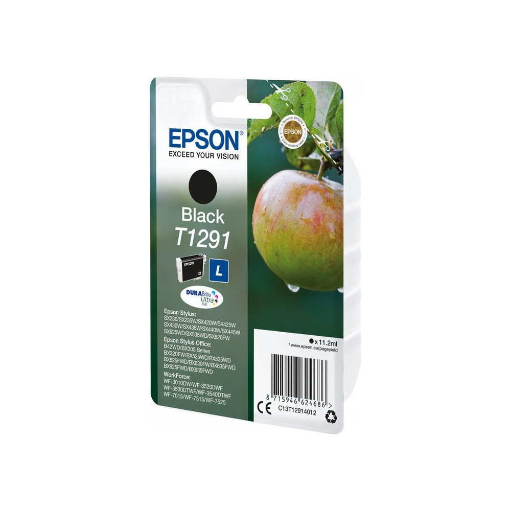 Produktbild för Epson T1291 - L-storlek - svart - original - bläckpatron
