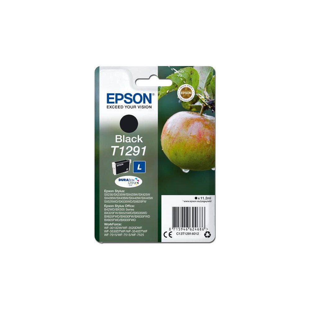 Produktbild för Epson T1291 - L-storlek - svart - original - bläckpatron