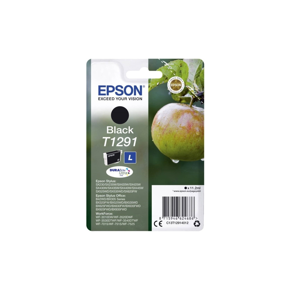 Produktbild för Epson T1291 - L-storlek - svart - original - bläckpatron