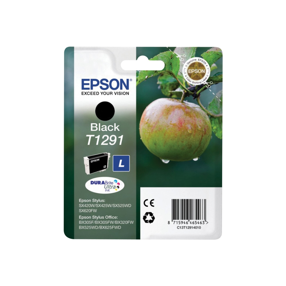 Produktbild för Epson T1291 - L-storlek - svart - original - bläckpatron