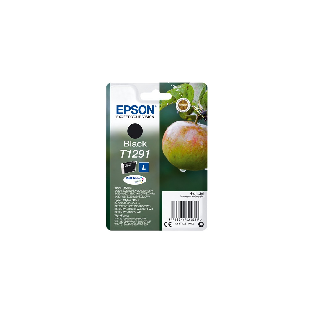 Produktbild för Epson T1291 - L-storlek - svart - original - bläckpatron