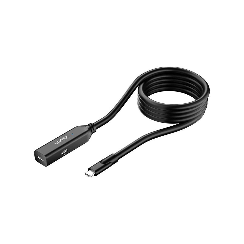 Produktbild för Unitek - USB typ C-förlängningskabel - USB-C till USB-C - 5 m