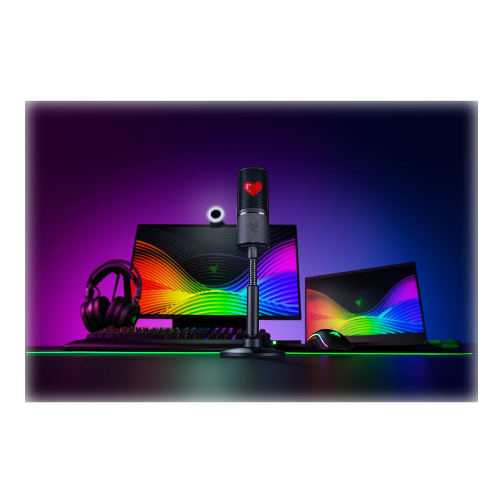 Produktbild för Razer Seirēn Emote - mikrofon