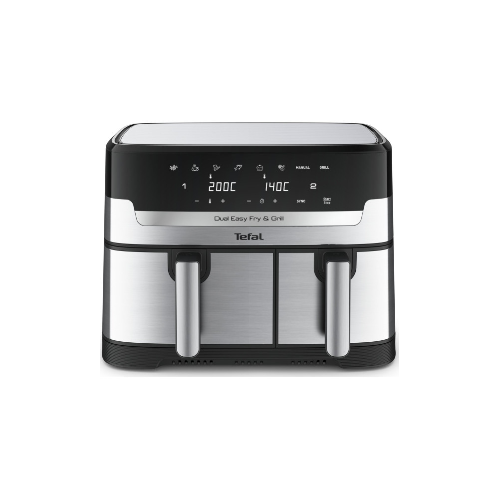 Produktbild för Tefal Dual Easy Fry & Grill EY905D, Varmluftsfritös, 8,3 l,...