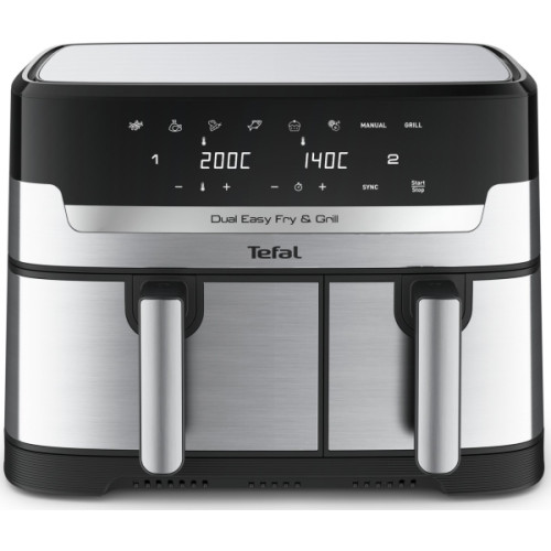 Tefal Tefal Dual Easy Fry & Grill EY905D, Varmluftsfritös, 8,3 l,...