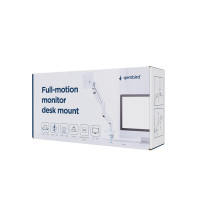 Produktbild för Gembird monteringssats - fullständig rörelse - för platt panel - vit