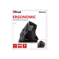 Produktbild för Trust Voxx - vertikal mus - Bluetooth, 2.4 GHz